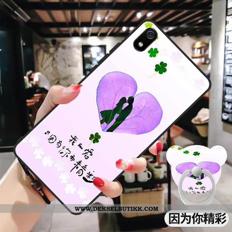 Deksel Xiaomi Redmi 7a Myke Rød Cartoon Nubuck Rosa, Etui Xiaomi Redmi 7a Beskyttelse Tilbud