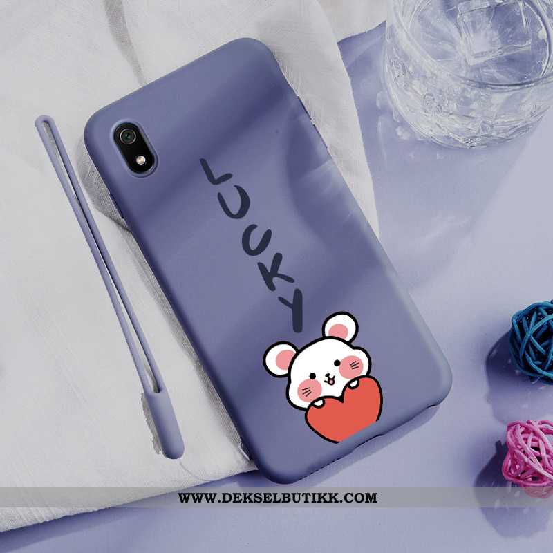 Deksel Xiaomi Redmi 7a Silikondeksel Net Red Rat Grønn, Etui Xiaomi Redmi 7a Beskyttelse Rabatt