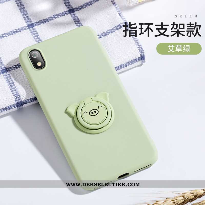 Deksel Xiaomi Redmi 7a Trend Ring Alt Inkludert Bil Grønn, Etui Xiaomi Redmi 7a Myke Billige