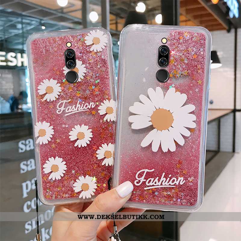 Deksel Xiaomi Redmi 8 Kreativ Nye Quicksand Rosa, Etui Xiaomi Redmi 8 Trend Billige