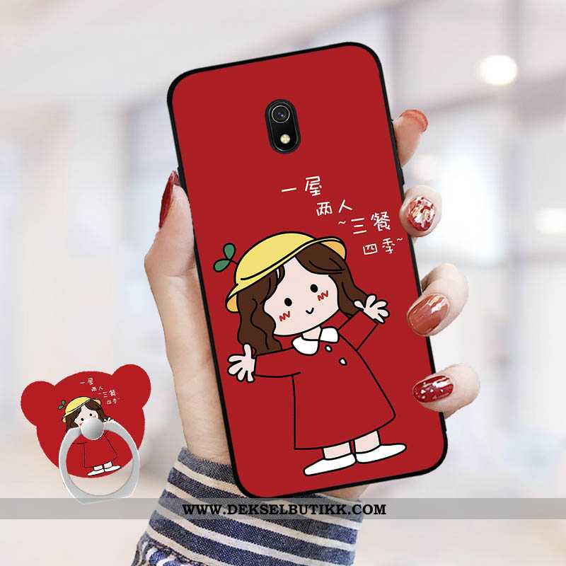 Deksel Xiaomi Redmi 8a Cartoon Net Red Blå Beskyttelse, Etui Xiaomi Redmi 8a Trend Rabatt