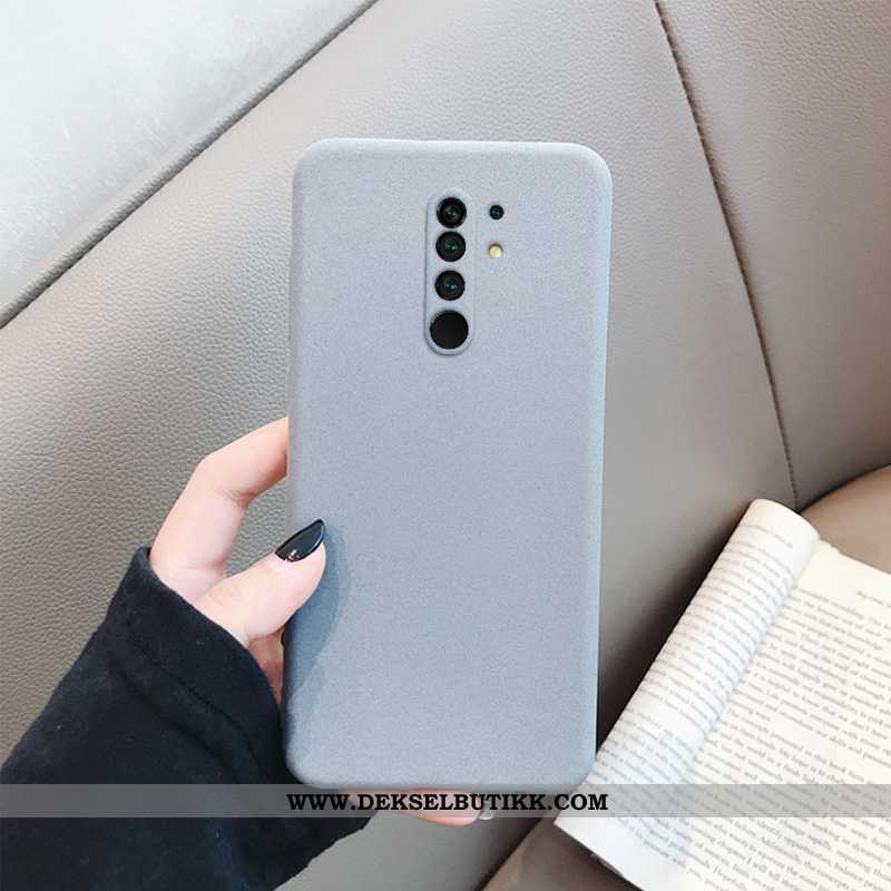 Deksel Xiaomi Redmi 9 Beskyttelse Myke Rød Silikon Grå, Etui Xiaomi Redmi 9 Nubuck Kjøpe