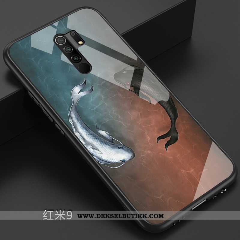 Deksel Xiaomi Redmi 9 Glass Myke Ultra Kreativ Svart, Etui Xiaomi Redmi 9 Av Personlighet Kjøpe