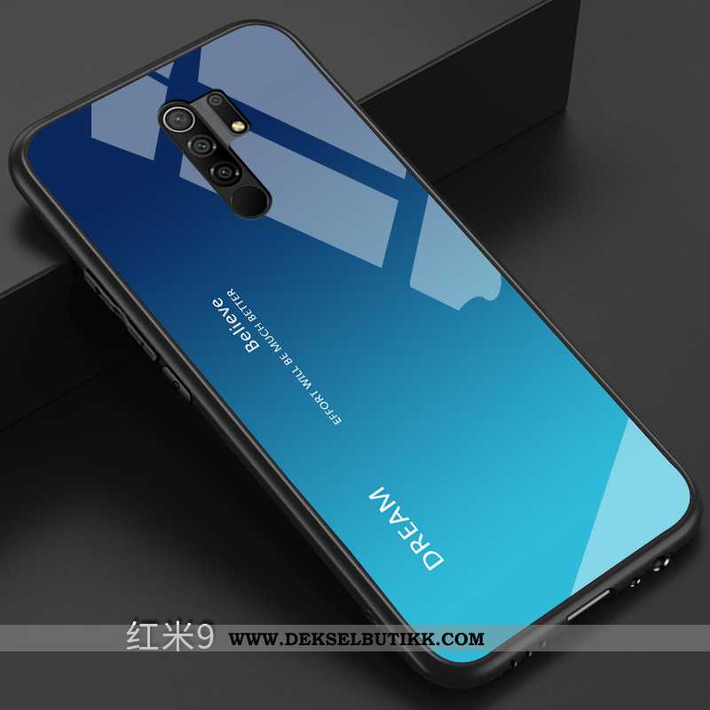 Deksel Xiaomi Redmi 9 Glass Myke Ultra Kreativ Svart, Etui Xiaomi Redmi 9 Av Personlighet Kjøpe