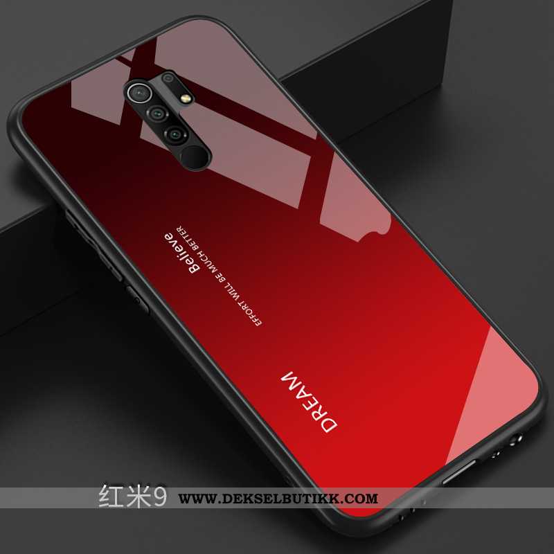 Deksel Xiaomi Redmi 9 Glass Myke Ultra Kreativ Svart, Etui Xiaomi Redmi 9 Av Personlighet Kjøpe