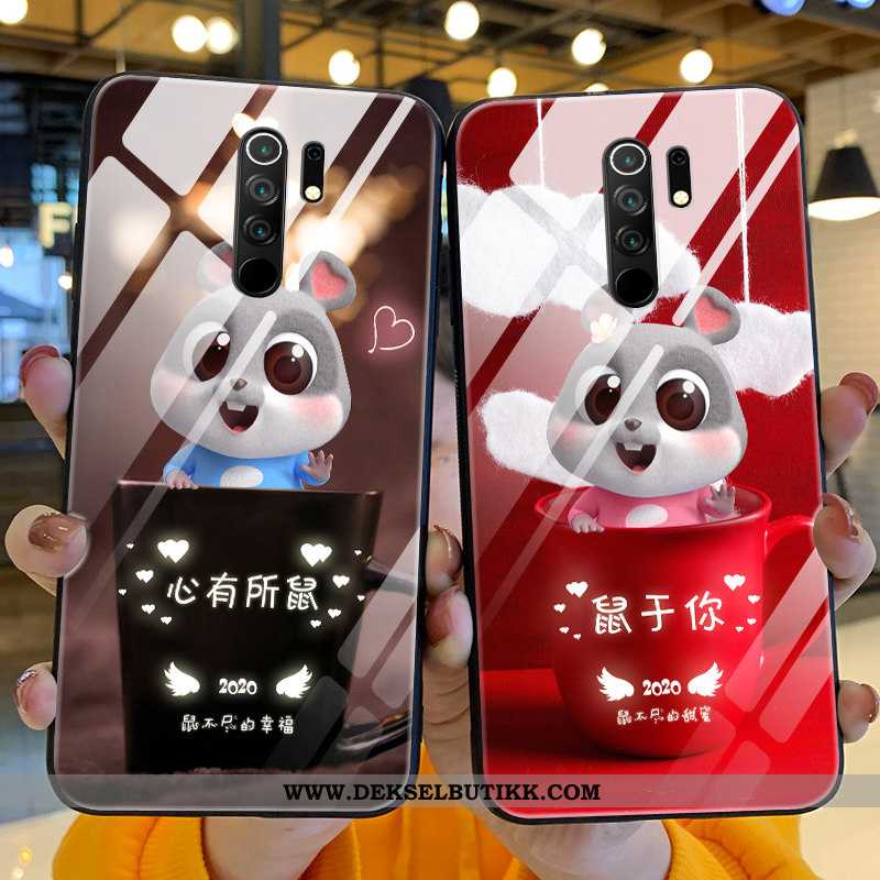 Deksel Xiaomi Redmi 9 Kreativ Net Red Lovers Ultra Rød, Etui Xiaomi Redmi 9 Cartoon Billig