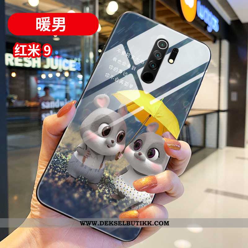 Deksel Xiaomi Redmi 9 Kreativ Net Red Lovers Ultra Rød, Etui Xiaomi Redmi 9 Cartoon Billig