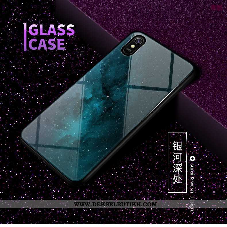 Deksel Xiaomi Redmi 9a Glass Rød Liten Mobiltelefon, Etui Xiaomi Redmi 9a Av Personlighet Tilbud