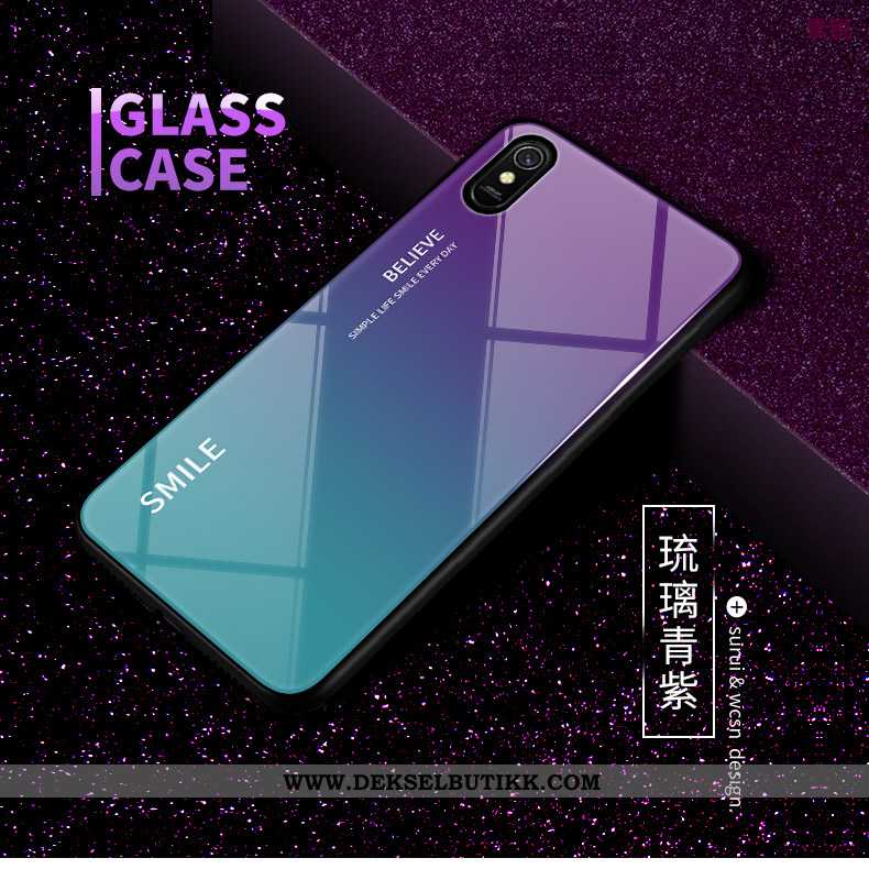 Deksel Xiaomi Redmi 9a Glass Rød Liten Mobiltelefon, Etui Xiaomi Redmi 9a Av Personlighet Tilbud