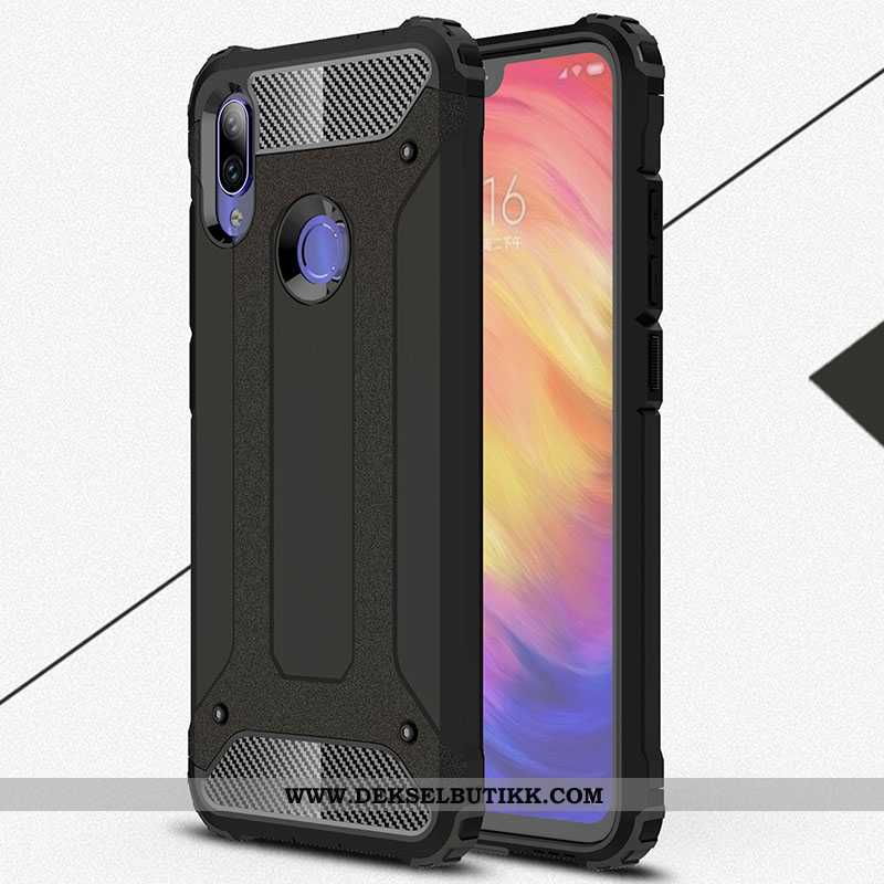 Deksel Xiaomi Redmi Note 7 Beskyttelse Mobiltelefon Anti-fall Silikon Hvitt, Etui Xiaomi Redmi Note 