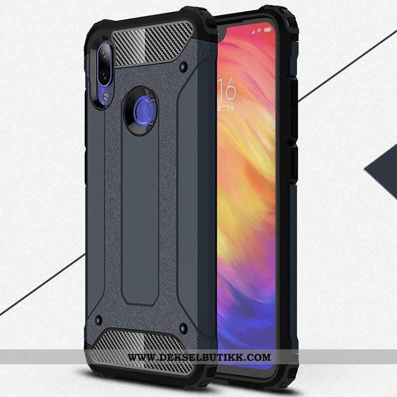 Deksel Xiaomi Redmi Note 7 Beskyttelse Mobiltelefon Anti-fall Silikon Hvitt, Etui Xiaomi Redmi Note 