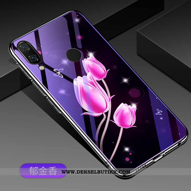 Deksel Xiaomi Redmi Note 7 Beskyttelse Mobiltelefon Lilla, Etui Xiaomi Redmi Note 7 Glass Butikk