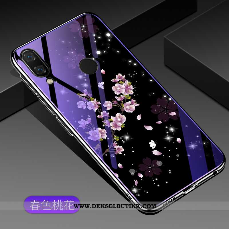 Deksel Xiaomi Redmi Note 7 Beskyttelse Mobiltelefon Lilla, Etui Xiaomi Redmi Note 7 Glass Butikk