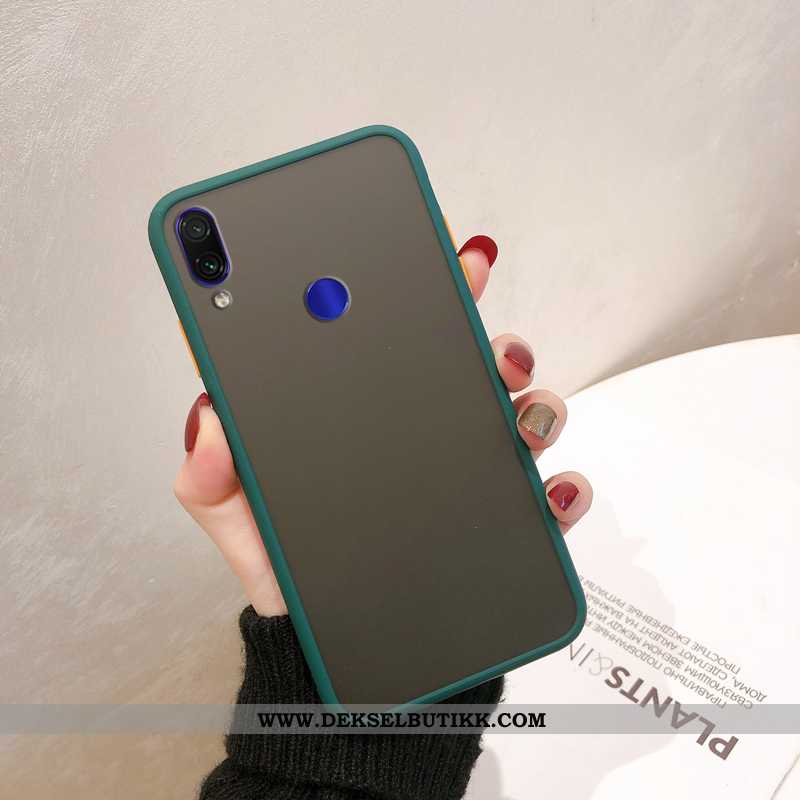 Deksel Xiaomi Redmi Note 7 Beskyttelse Rød Myke, Etui Xiaomi Redmi Note 7 Nubuck Rabatt