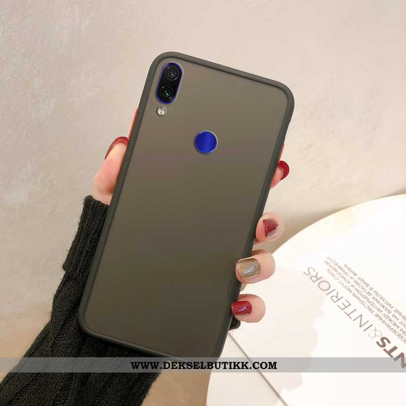 Deksel Xiaomi Redmi Note 7 Beskyttelse Rød Myke, Etui Xiaomi Redmi Note 7 Nubuck Rabatt