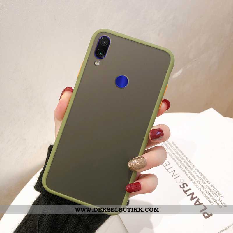 Deksel Xiaomi Redmi Note 7 Beskyttelse Rød Myke, Etui Xiaomi Redmi Note 7 Nubuck Rabatt