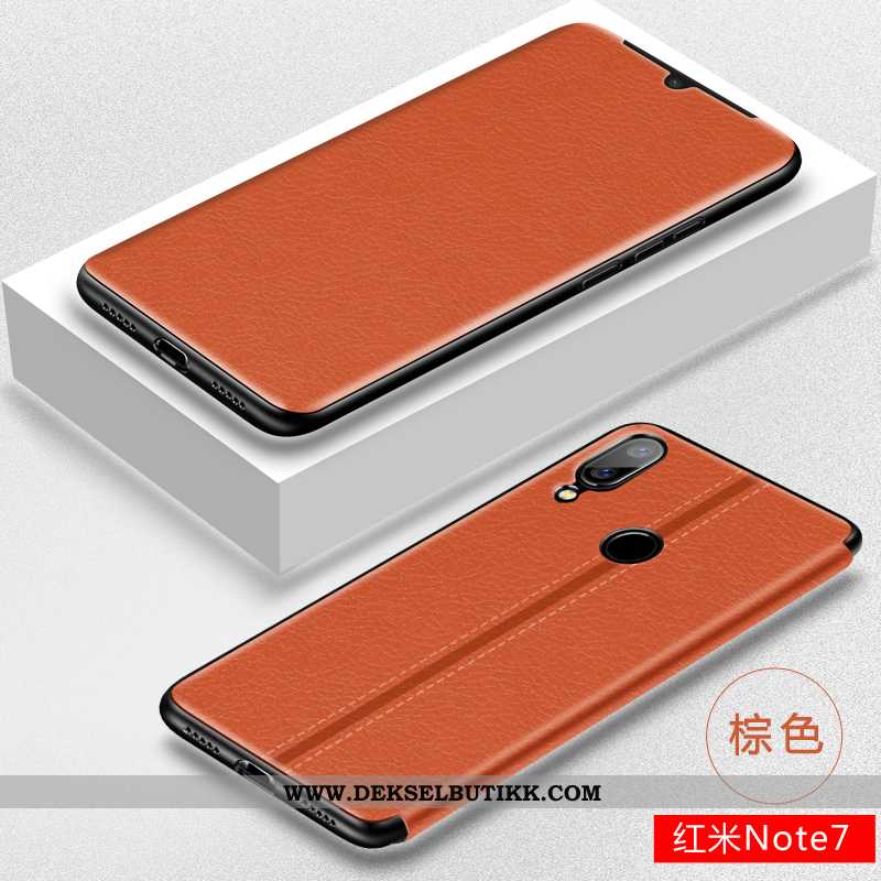 Deksel Xiaomi Redmi Note 7 Beskyttelse Silikon Alt Inkludert Liten Rød, Etui Xiaomi Redmi Note 7 Ski