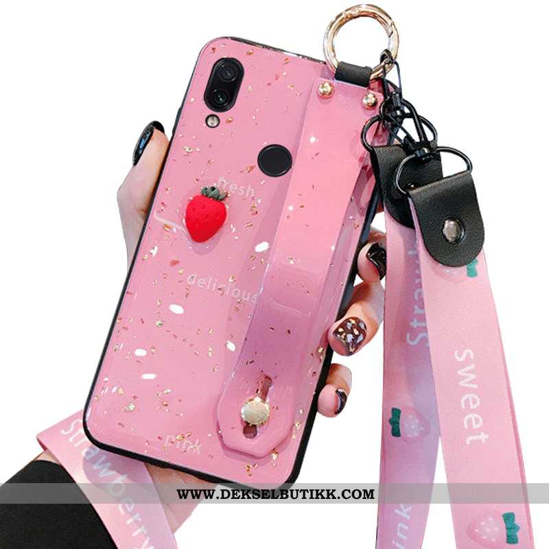 Deksel Xiaomi Redmi Note 7 Myke Rød Net Red Nubuck Rosa, Etui Xiaomi Redmi Note 7 Silikon Butikk