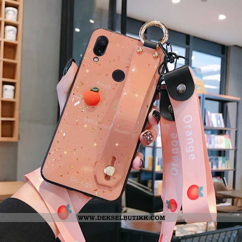 Deksel Xiaomi Redmi Note 7 Myke Rød Net Red Nubuck Rosa, Etui Xiaomi Redmi Note 7 Silikon Butikk