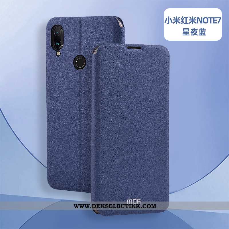 Deksel Xiaomi Redmi Note 7 Silikon Rød Skinndeksel Etui Rosa, Xiaomi Redmi Note 7 Beskyttelse Tilbud