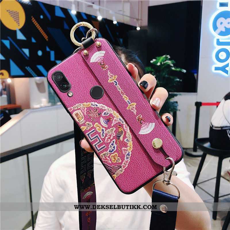 Deksel Xiaomi Redmi Note 7 Trend Etui Mote Kinesisk Stil Rosa, Xiaomi Redmi Note 7 Ultra Billige