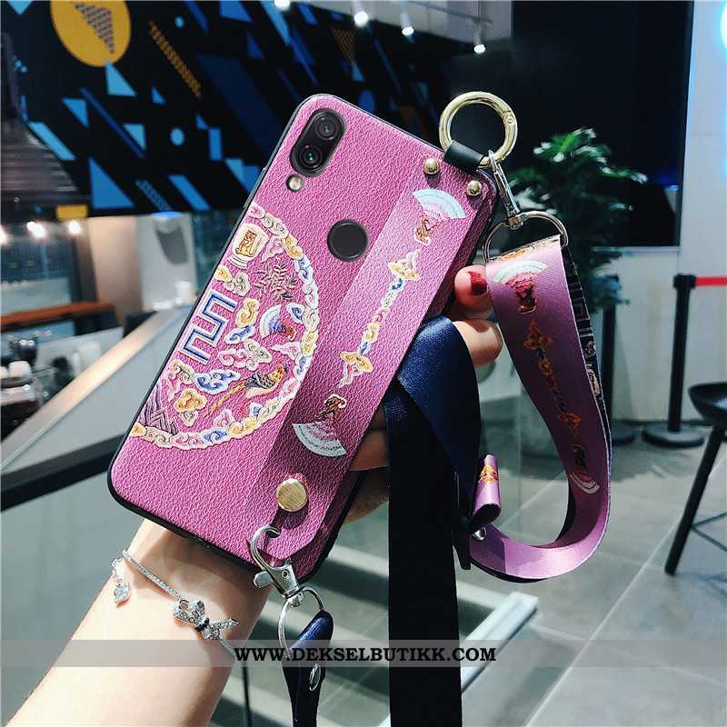 Deksel Xiaomi Redmi Note 7 Trend Etui Mote Kinesisk Stil Rosa, Xiaomi Redmi Note 7 Ultra Billige