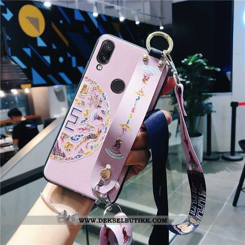 Deksel Xiaomi Redmi Note 7 Trend Etui Mote Kinesisk Stil Rosa, Xiaomi Redmi Note 7 Ultra Billige