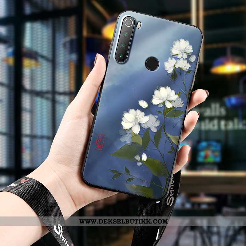 Deksel Xiaomi Redmi Note 8t Kreativ Farge Tredimensjonale Mobiltelefon Mørkeblå, Etui Xiaomi Redmi N