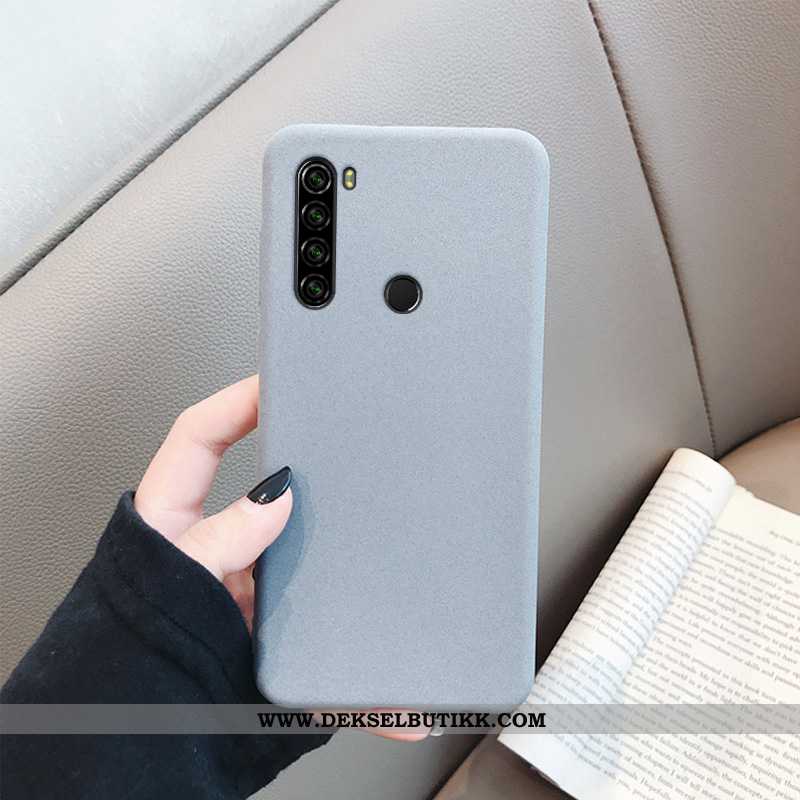 Deksel Xiaomi Redmi Note 8t Nubuck Mobiltelefon Anti-fall Rød, Etui Xiaomi Redmi Note 8t Ultra På Ne