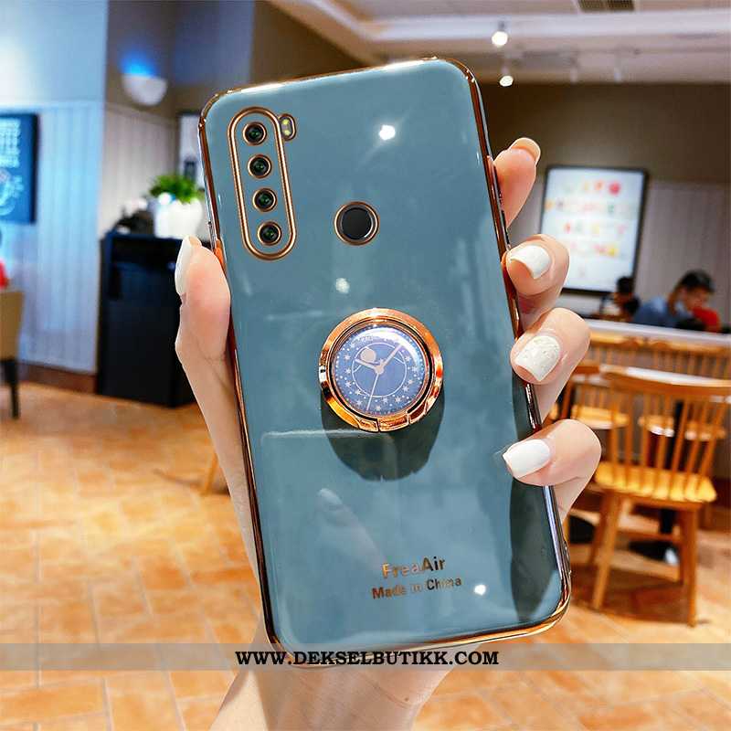 Deksel Xiaomi Redmi Note 8t Silikon Plating Rød Myke Blå, Etui Xiaomi Redmi Note 8t Av Personlighet 