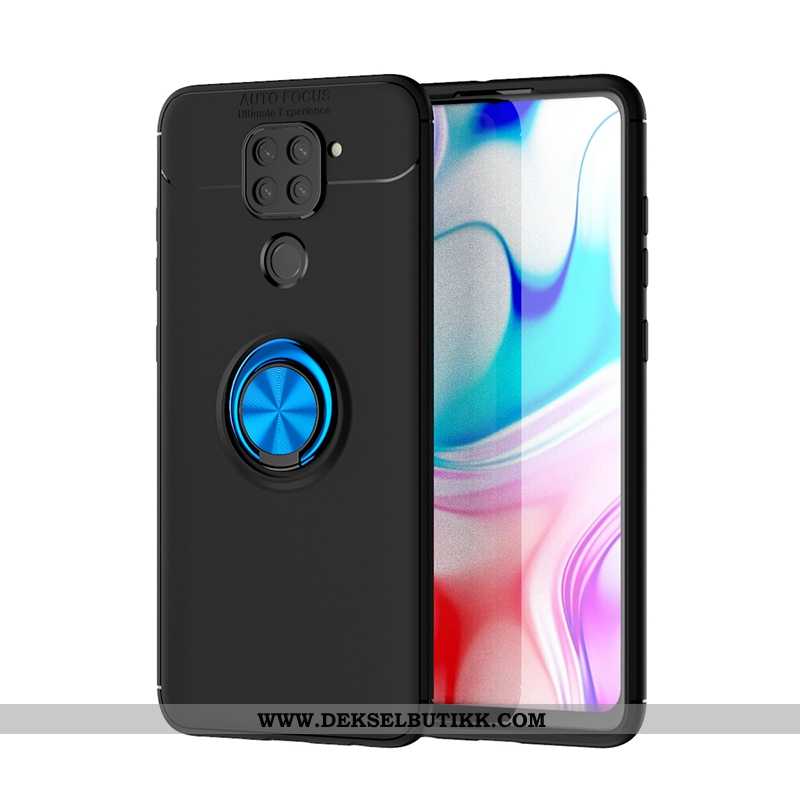 Deksel Xiaomi Redmi Note 9 Kreativ Mote Nubuck Støtte Svart, Etui Xiaomi Redmi Note 9 Myke Billige