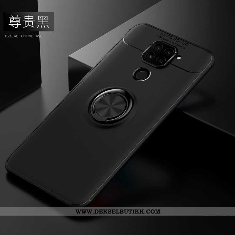 Deksel Xiaomi Redmi Note 9 Kreativ Mote Nubuck Støtte Svart, Etui Xiaomi Redmi Note 9 Myke Billige