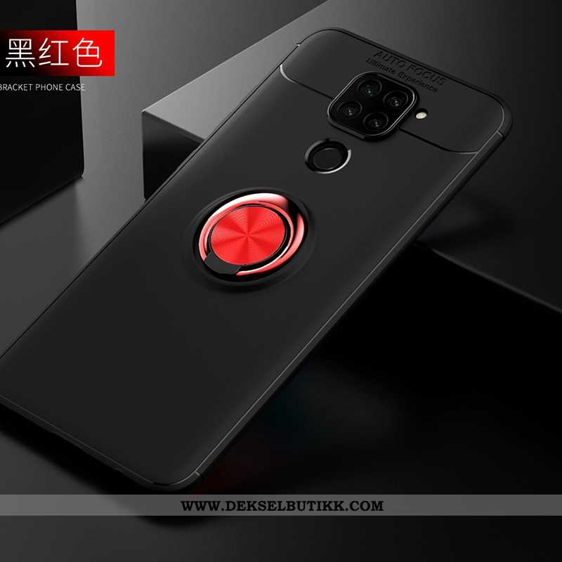 Deksel Xiaomi Redmi Note 9 Kreativ Mote Nubuck Støtte Svart, Etui Xiaomi Redmi Note 9 Myke Billige