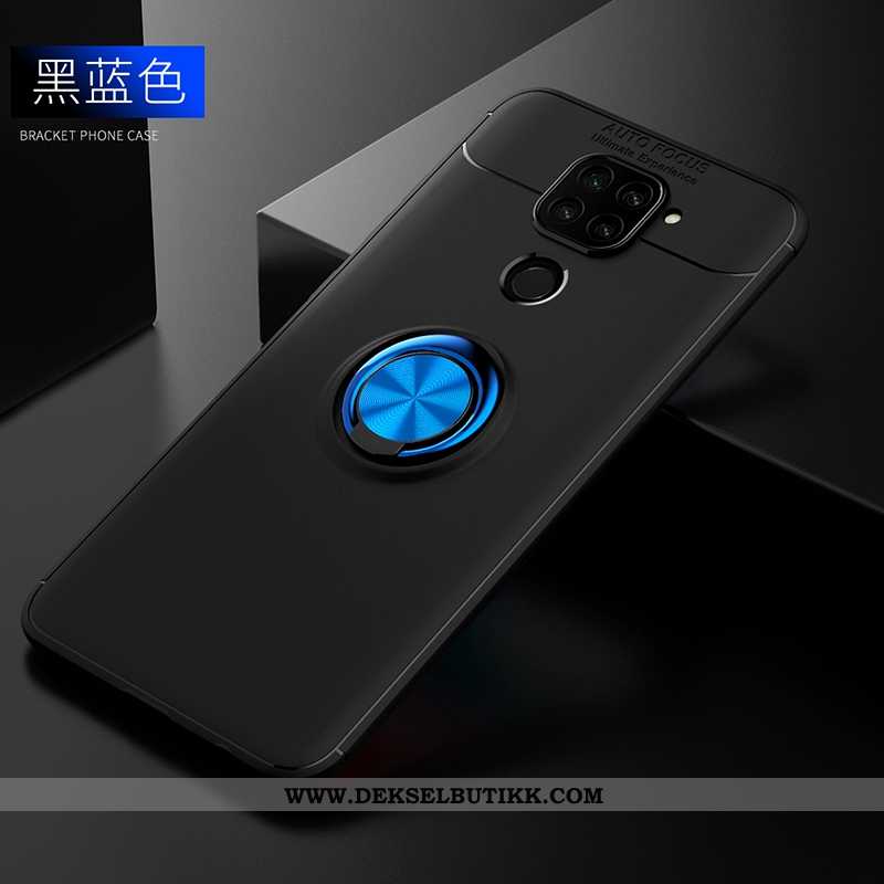 Deksel Xiaomi Redmi Note 9 Kreativ Mote Nubuck Støtte Svart, Etui Xiaomi Redmi Note 9 Myke Billige