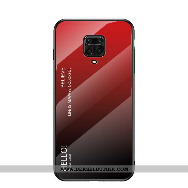 Deksel Xiaomi Redmi Note 9 Pro Beskyttelse Trend Gradient Rød, Etui Xiaomi Redmi Note 9 Pro Glass Bi