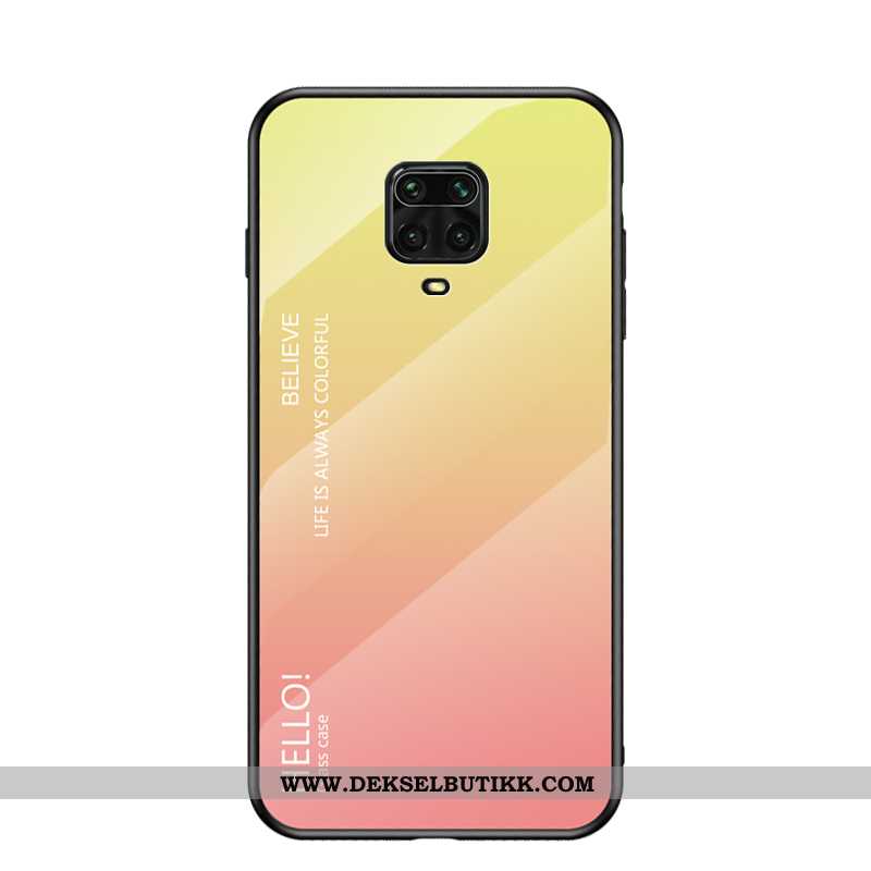 Deksel Xiaomi Redmi Note 9 Pro Beskyttelse Trend Gradient Rød, Etui Xiaomi Redmi Note 9 Pro Glass Bi