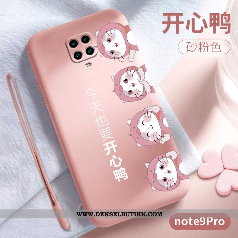 Deksel Xiaomi Redmi Note 9 Pro Myke Kreativ Cartoon Alt Inkludert Rosa, Etui Xiaomi Redmi Note 9 Pro