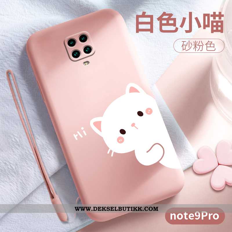 Deksel Xiaomi Redmi Note 9 Pro Myke Kreativ Cartoon Alt Inkludert Rosa, Etui Xiaomi Redmi Note 9 Pro