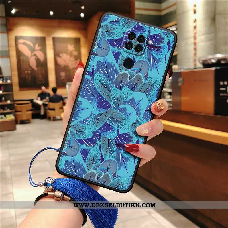 Deksel Xiaomi Redmi Note 9 Vintage Lovers Anti-fall Blå, Etui Xiaomi Redmi Note 9 Myke Rabatt