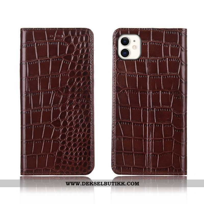 Deksel iPhone 11 Beskyttelse Clamshell Alt Inkludert Brun, Etui iPhone 11 Skinndeksel Tilbud