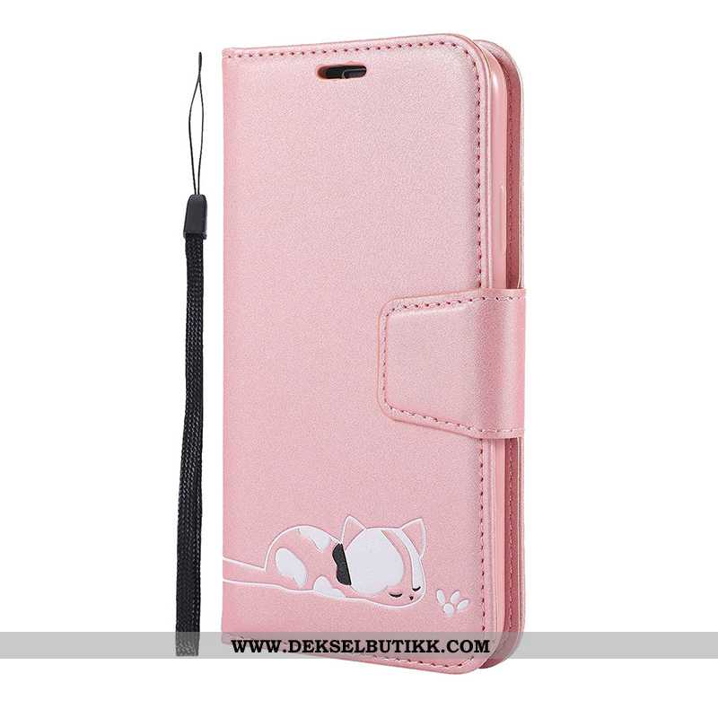 Deksel iPhone 11 Pro Cartoon Folio Mobiltelefon Rosa, Etui iPhone 11 Pro Skinndeksel Tilbud