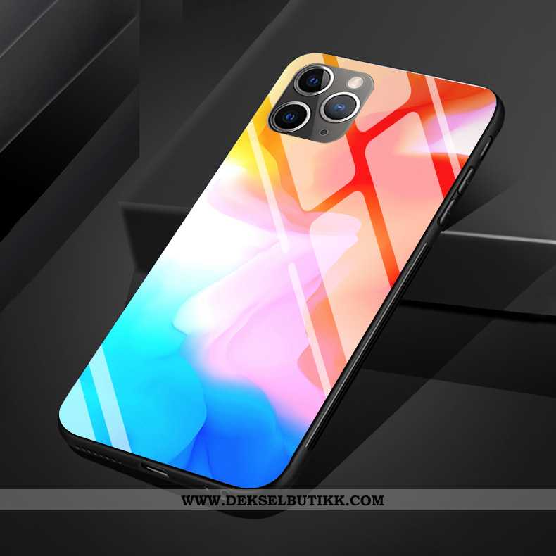 Deksel iPhone 11 Pro Max Glass Abstrakt Mobiltelefon Farge, Etui iPhone 11 Pro Max Silikon Billige