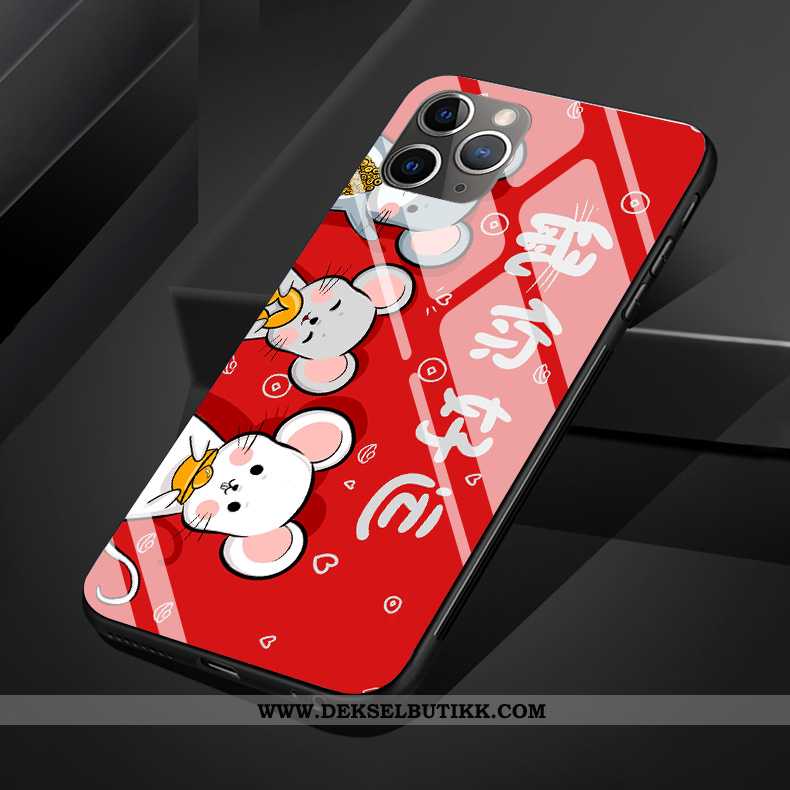 Deksel iPhone 11 Pro Max Kreativ Gul Beskyttelse Glass, Etui iPhone 11 Pro Max Cartoon Tilbud