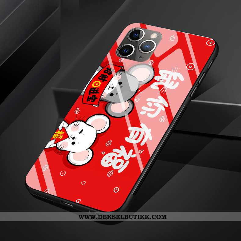 Deksel iPhone 11 Pro Max Kreativ Gul Beskyttelse Glass, Etui iPhone 11 Pro Max Cartoon Tilbud