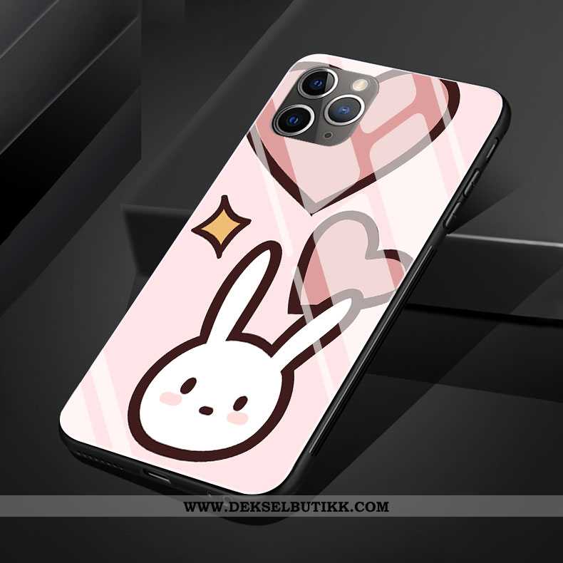 Deksel iPhone 11 Pro Max Silikon Bjørn Mobiltelefon Cartoon Rosa, Etui iPhone 11 Pro Max Beskyttelse