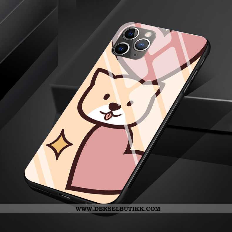 Deksel iPhone 11 Pro Max Silikon Bjørn Mobiltelefon Cartoon Rosa, Etui iPhone 11 Pro Max Beskyttelse