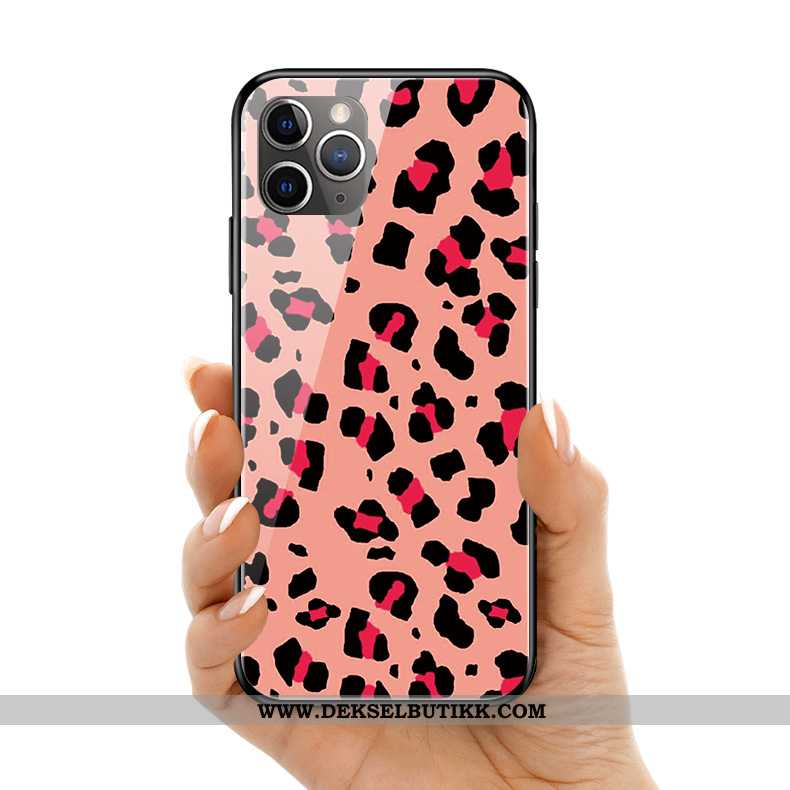 Deksel iPhone 11 Pro Max Silikon Mønster Leopard Rosa, Etui iPhone 11 Pro Max Beskyttelse Billige