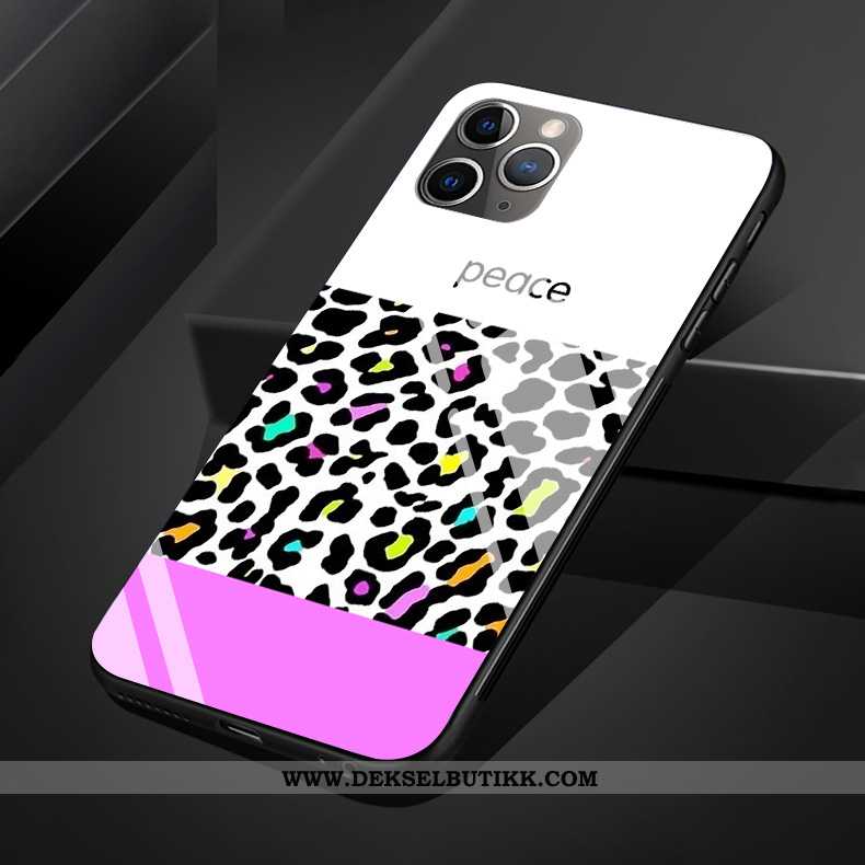 Deksel iPhone 11 Pro Max Silikon Mønster Leopard Rosa, Etui iPhone 11 Pro Max Beskyttelse Billige