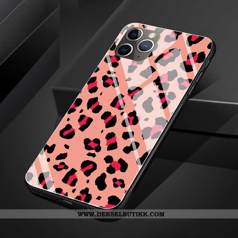 Deksel iPhone 11 Pro Max Silikon Mønster Leopard Rosa, Etui iPhone 11 Pro Max Beskyttelse Billige