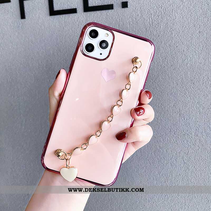 Deksel iPhone 11 Pro Myke Net Red Plating Beskyttelse Rosa, Etui iPhone 11 Pro Silikon Billige